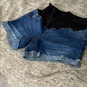 Maternity Jean Shorts